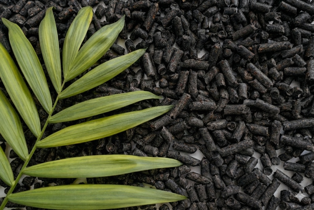 EFB Pellet renewable palm biomass fuel