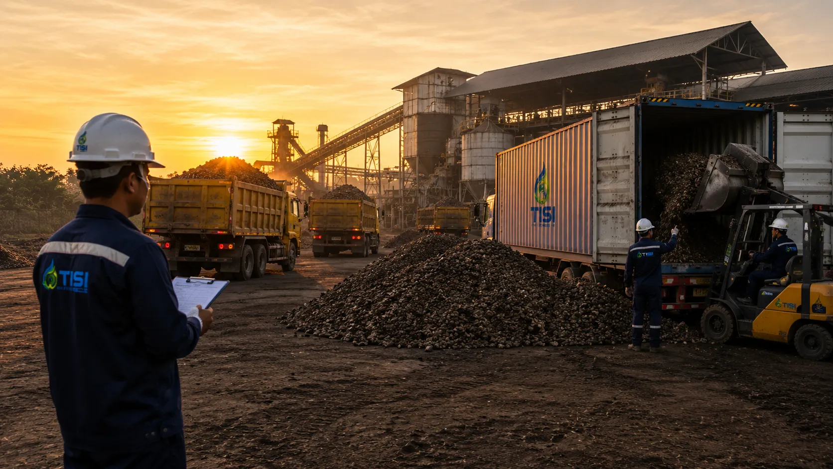 Indonesia palm biomass supporting the global energy transition