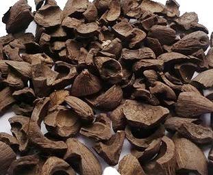 Close-up view of screened Palm Kernel Shell